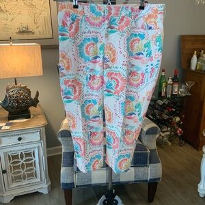 Chico's Multicolor Floral Ankle Pants